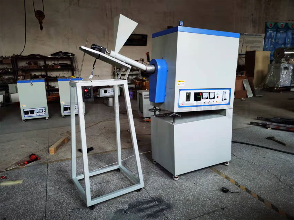 自動加料旋轉管式爐